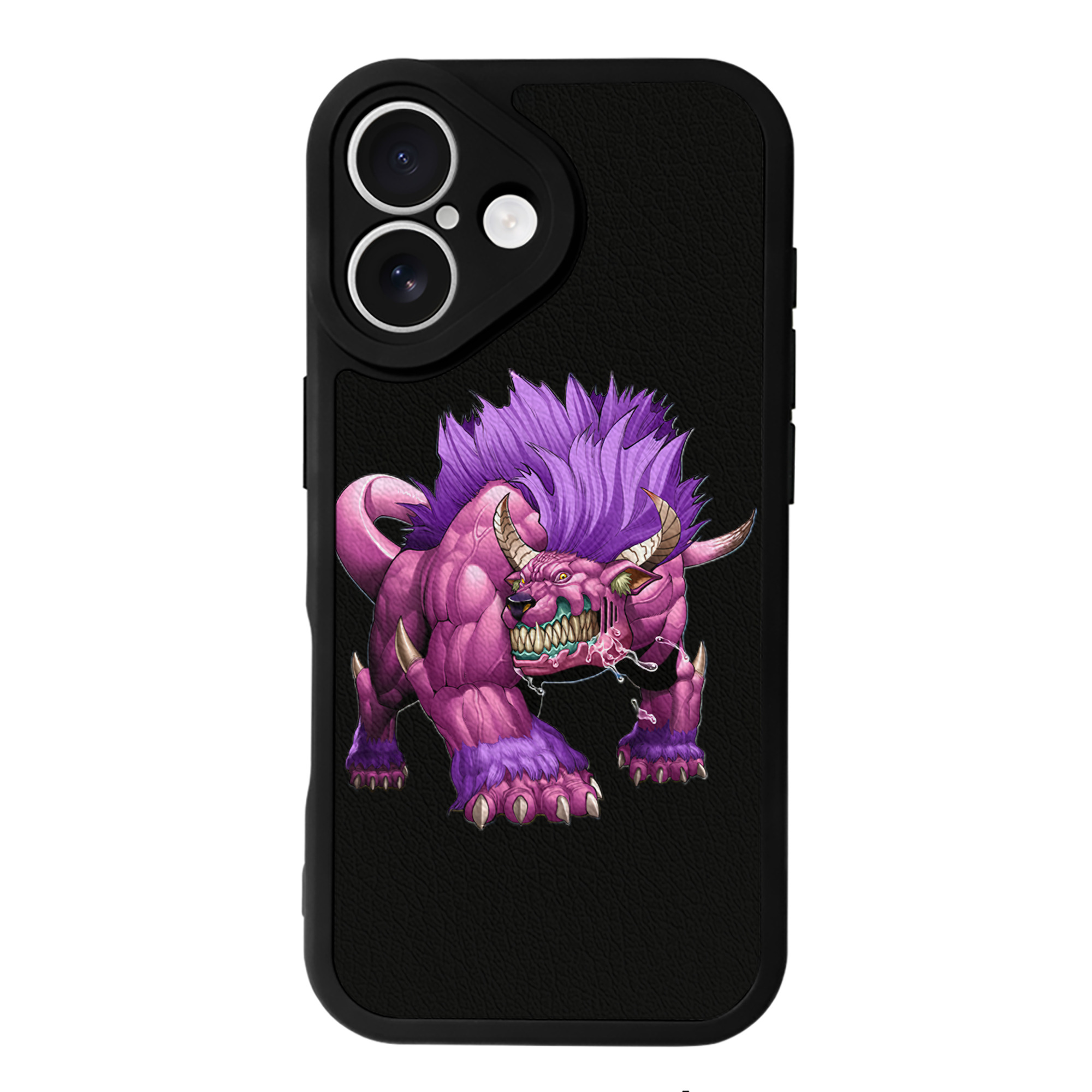 （画像用） 遊☆戯☆王 Yu-Gi-Oh! 【iPhone 16シリーズ対応】シリコンスマホケース（レザー調） 材質：シリコン